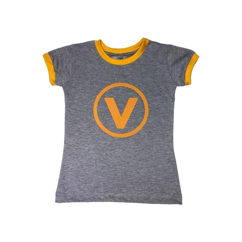 camiseta baby look m/c mescla - buy online