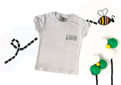 camiseta baby look m/c branca - comprar online