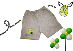 bermuda moletom cinza - comprar online