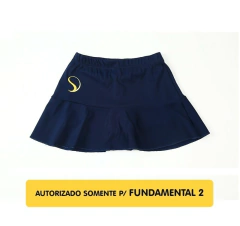 shorts saia helanca marinho - loja online