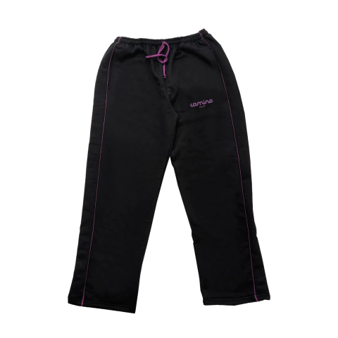 calça moletom sem felpa preta - comprar online