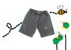 bermuda tactel cinza - comprar online