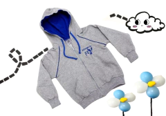 canguru capuz moletom cinza