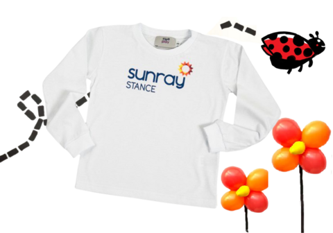 camiseta m/l branca - comprar online