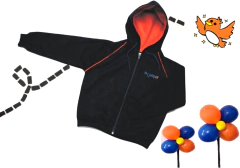 canguru capuz moletom marinho