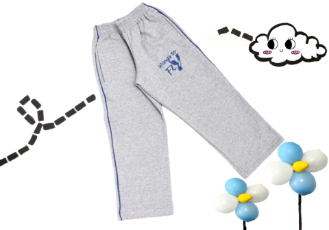 calça moletom sem felpa cinza