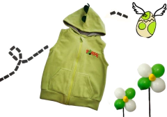 colete capuz pom soft