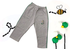 calça moletom felpado cinza