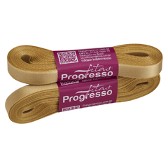 FITA CETIM SIMPLES CF002 10MM COR 228 OURO Peca 10 metros