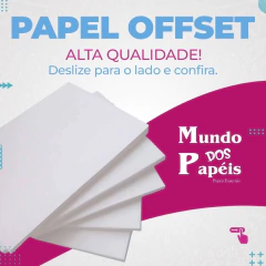 PAPEL OFFSET 90G A6 500 fls - comprar online