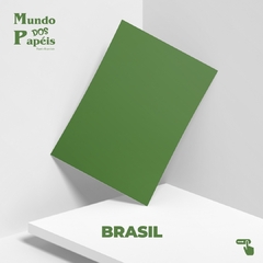 Papel Color Plus Brasil - Verde 180G A4 10 fls - comprar online