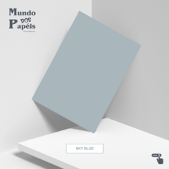 PAPEL COLOR SKY BLUE - AZUL 170G A4 10 FLS - comprar online