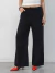 PANTALÓN WIDE LEG NEGRO / L en internet