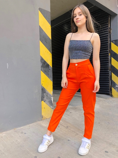 PANTALON SHARON SLOUCHY NARANJA (SIN CAMBIO)