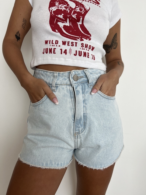 SHORT JEAN MOM ACID