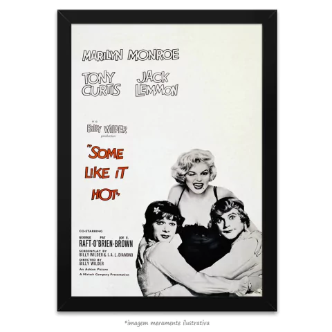 Poster Quanto Mais Quente Melhor