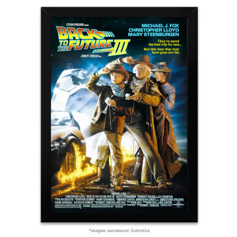 Poster De Volta para o Futuro Parte III