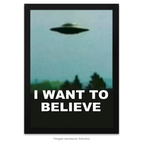 Poster I Want to Believe - Arquivo X