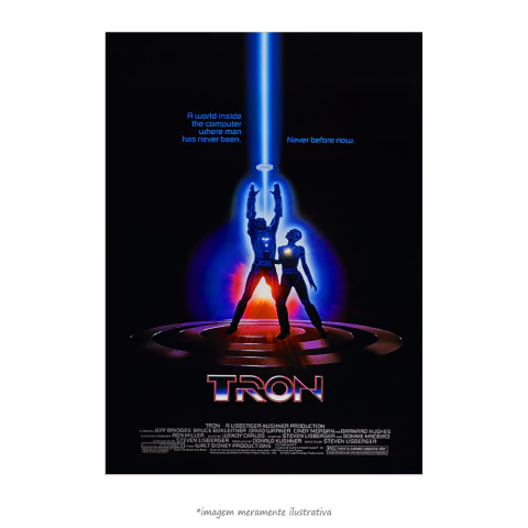 Poster Tron: Uma Odisseia Eletrônica - loja online