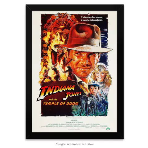 Poster Indiana Jones e o Templo da Perdição