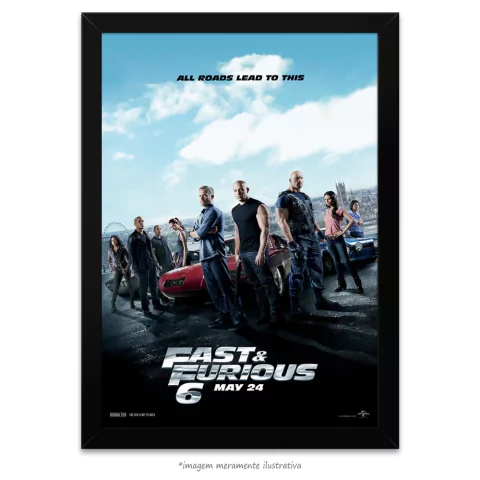 Poster Velozes e Furiosos 6