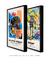 Conjunto 2 Quadros Decorativos Pescador e Pescador Jean Michel Basquiat Arte Grafite - QueroPosters.com