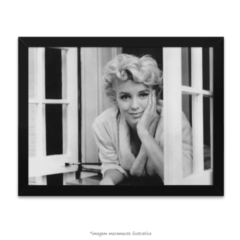 Poster Marilyn Monroe - Janela