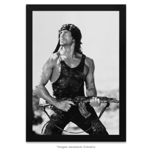 Poster Sylvester Stallone - Rambo