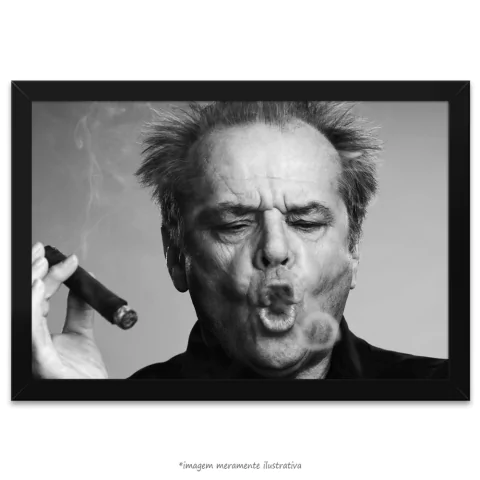 Poster Jack Nicholson com Charuto