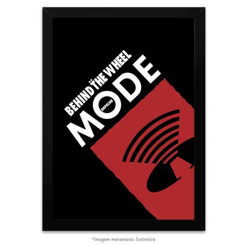 Poster Depeche Mode - Behind The Wheel