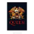 Poster Queen - Brasão com Fundo Preto - QueroPosters.com