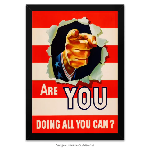 Poster Are You Doing All You Can