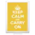 Poster Keep Calm and Carry On - Lima - comprar online