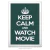 Poster Keep Calm And Watch Movie - comprar online