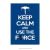 Poster Keep Calm and Use the Force - QueroPosters.com