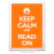 Poster Keep Calm and Read On - comprar online