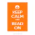 Poster Keep Calm and Read On - QueroPosters.com