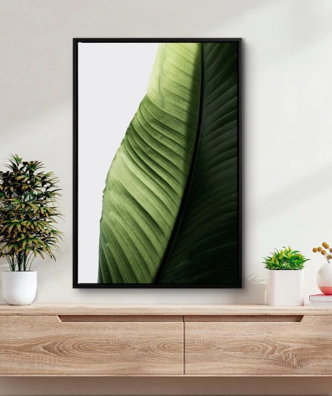 Quadro Decorativo Folha de Bananeira - comprar online