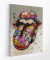Quadro Decorativo Língua dos Rolling Stones Grafite na internet