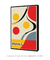 Quadro Decorativo Arte Bauhau Graphic Design Abstrato Geométrico - QueroPosters.com