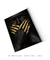 Quadro Decorativo Mulher Negra Dedos Dourado - comprar online