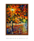 Quadro Decorativo Pintura Bicicleta Solitária no Parque - comprar online