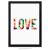 Poster LOVE - Abstract Geometric - comprar online