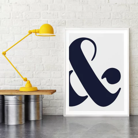 Poster Ampersand X-Grande