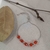 PULSERA CORBATERO CON CRISTALES NARANJA - comprar online