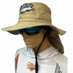 Sombrero Australiano aleron C/cordon Cantheris Australia Proteccion UV - en internet