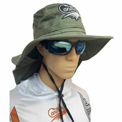 Sombrero Australiano aleron C/cordon Cantheris Australia Proteccion UV - -