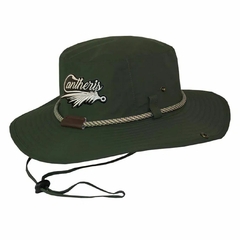 Sombrero Australiano De Taslon C/cordon Cantheris Australia Proteccion UV -