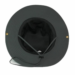 Sombrero Australiano De Taslon C/cordon Cantheris Australia GRIS Proteccion UV - comprar online