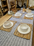 MANTEL ANTIMANCHAS RAYAS FINAS BEIGE | 1.45 x 3.00 m | - MERLINA home♡deco